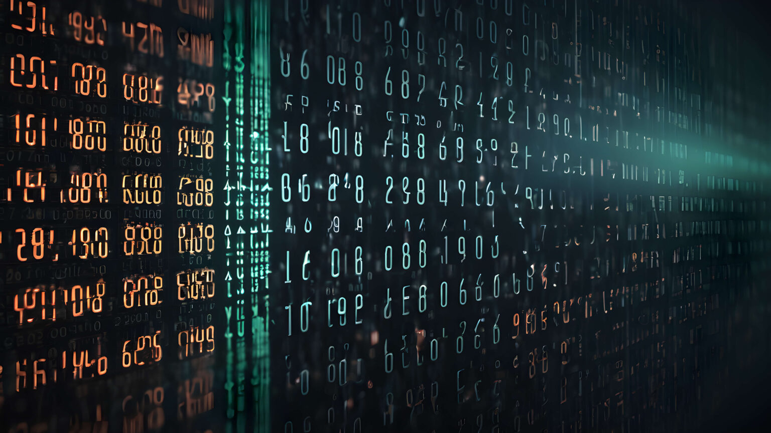 Representación visual de un ciberataque y datos comprometidos